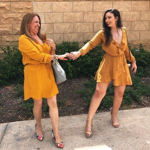 Long Sleeve Ruffle Dress